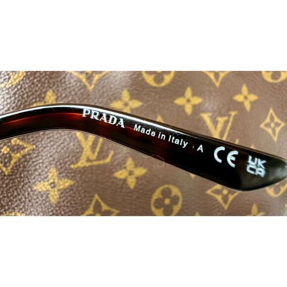 Prada PR A53S Men's Brown Tinted Sunglasses - Picture 7 of 8